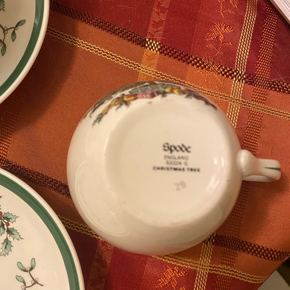 Spode Christmas Tree Cup and Saucer - Picture 9 of 10